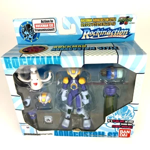 Figura de acción Rockin Mega Man Battle Network Rockman estilo acuático personalizado BANDAI - Imagen 1 de 10