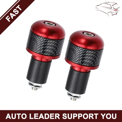 Universal Piece of 2 7/8" 22mm Red Carbon Fiber Pattern Motorcycle Handlebar - Image 1 of 4