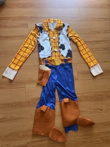 Woody Costume, Official Disney Pixar Toy Story 4 Deluxe Boys Costume( Size 7-8) - Picture 1 of 13