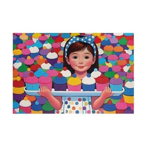 QPuzzles 1000 Piece Jigsaw Puzzle - Audrey's Hatbox - Cherry On Top - Picture 1 of 1
