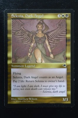 Magic The Gathering MTG SELENIA, DARK ANGEL Tempest LP Lightly Played - Image 1 of 2