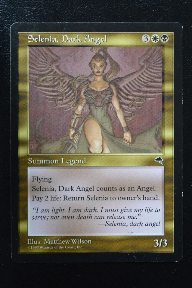Magic The Gathering MTG SELENIA, DARK ANGEL Tempest LP Lightly Played - Image 1 of 2