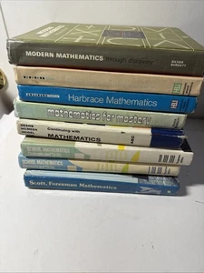 Vintage Math Textbooks, 1970’s-1980, Elementary-middle School, 8 Books - Picture 1 of 24