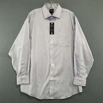 Camisa de Vestir Jos A Bank Para Hombre Talla 17-34 Ajuste Tradicional Algodón Micro Cuadros NUEVA Foto 1 de 4