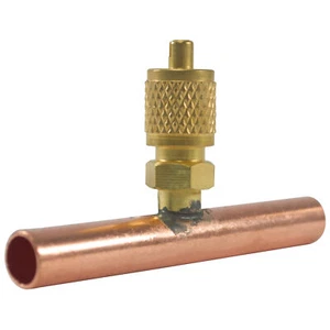 MA-Line AF3136 3/8in ODS x 1/2in ODF Copper Solder Tee with 1/4in Male Flare Por - Picture 1 of 1