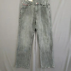 DC Shoes Jeans Aidan 2 Denim Hombres 30 x 29 De Colección Ajuste Estándar Gris 5 Bolsillos Logo - Imagen 1 de 19