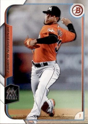 2015 BOWMAN 迈阿密马林斯-亨德森·阿尔瓦雷斯 #84 — 第 1/2 张图片