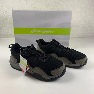 Eddie Bauer Fossil Thielsen Womens 7.5 W Wide Black Trail Hiking Shoes 7627 - Image 1 of 4