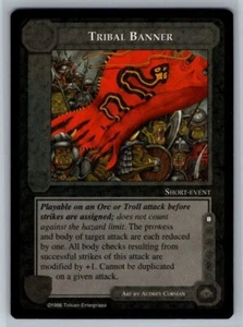 Striscione tribale quasi nuovo limitato Dark Minions Terra di Mezzo CCG LoTR - Foto 1 di 1
