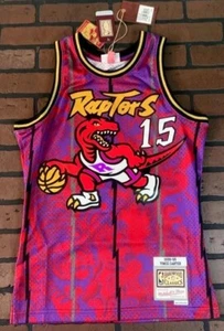 Camiseta de baloncesto Vince Carter Toronto Raptors Mitchell and Ness ~Nunca usada~ - Imagen 1 de 6