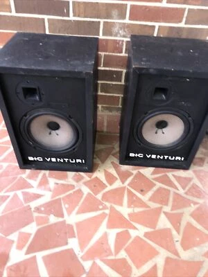 Par de altavoces BIC Venturi, Fórmula 1, monitor buenos tweeters faltan parrillas Foto 1 de 4