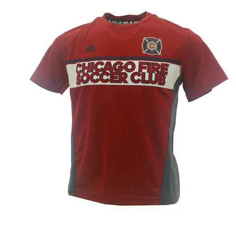 Chicago Fire Official MLS Adidas Youth Kids Size Athletic Jersey New With Tags Cover