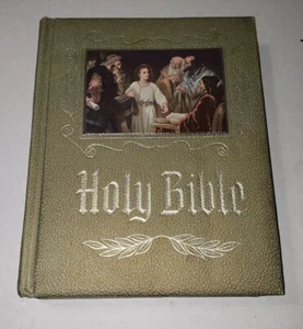 1971 Holy Bible KJV, Red Letter, Master Reference Edition, Family, Heirloom - Picture 1 of 12