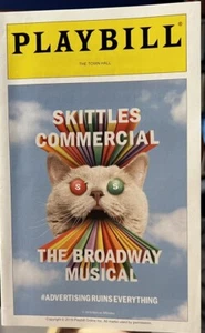 SKITTLES COMMERCIAL THE BROADWAY MUSICAL Playbill 2019 - Picture 1 of 2