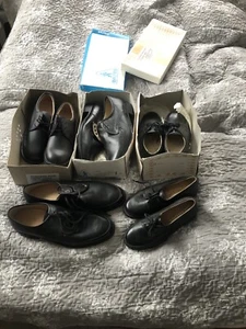 ORIGINAL BUNDESWEHR HALBSCHUHE BW DIENSTSCHUHE BUSINESS LEDER SCHWARZ Konvolut - Bild 1 von 5