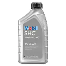 MOBIL 123000 Gear Oil,SHC 630 ,Bottle ,1 qt 6Y778 MOBIL 123000