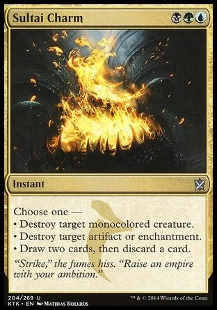 Magic the Gathering MTG Sultai Charm (204) Khans of Tarkir   LP - Image 1 of 1