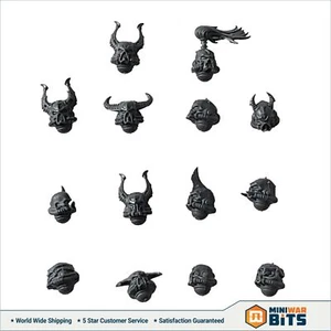 Chaos Space Marine Head Bits - Warhammer 40k - Picture 1 of 1
