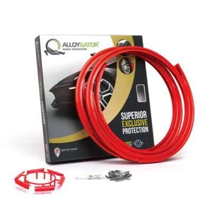 4 Protège roue voiture camion AlloyGator rouge | Profil exclusif | Jante 12" - 24" - Photo 1 sur 15