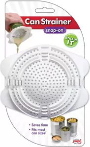 Can Strainer - Stainless Steel Food Drain, Easy Pour Lid for Cans & Jars - Picture 1 of 12