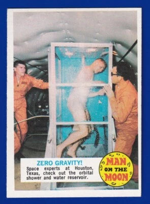 ZERO GRAVITY 1969 TOPPS MAN ON THE MOON #26A EXMINT NICE CORNERS NO CREASES - Image 1 of 2