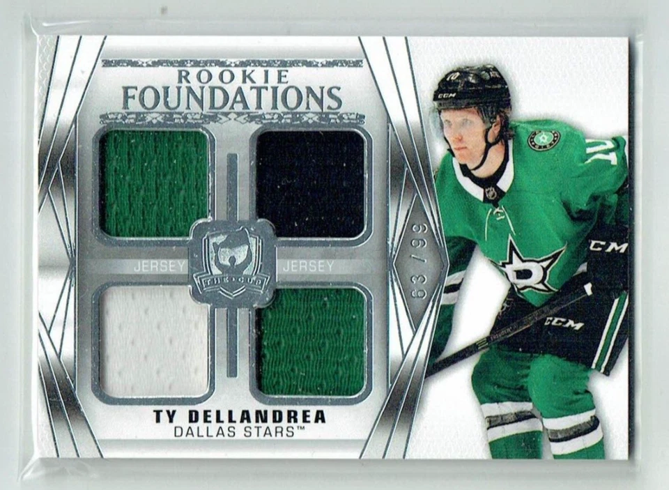 20-21 UD Upper Deck The Cup Rookie Foundations  Ty Dellandrea  /99 Jerseys - Image 1 of 1