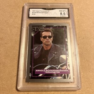 1991 Impel Terminator 2: Judgement Day Arnold Schwarzenegger #134 GMA 8.5 NM-MT+