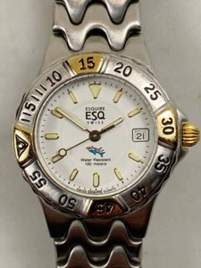 ESQ Esquire Movado FREEDOM Women’s Watch. WR 100m Swiss Quartz - Picture 1 of 16