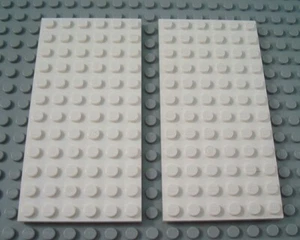 LEGO Lot of 2 White 6x12 Plates - Picture 1 of 1