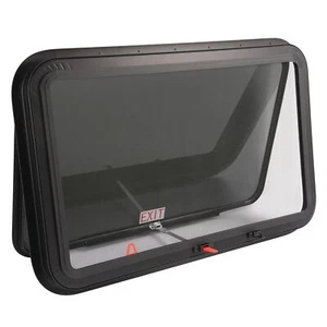 36" W x 22" H RV Exit Window For Camper Emergency Push Out Window Tempered Glass - Picture 1 of 22