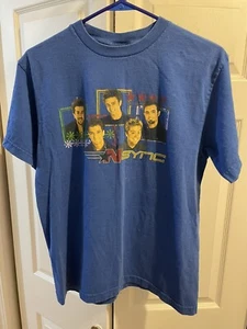 NSYNC Pop Boy Band Musik Kurzarm Shirt blau Jugend XL Herren Small Timberlake - Bild 1 von 4