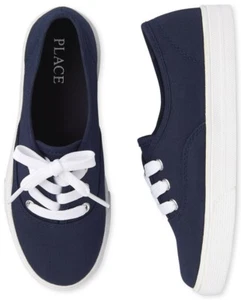 NEW Children's Place Girl's Youth Canvas Uniform Shoes/Sneakers MSRP: $32.95 - Picture 1 of 4