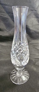 Royal Doulton England Fine Lead Crystal Delicate Bud Vase Diamond Pattern 6.5" - Picture 1 of 4