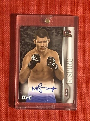 ✅ 2015 UFC Fighter Collectible MICHAEL BISPING Auto HOF Legend 🔥 - Image 1 of 2