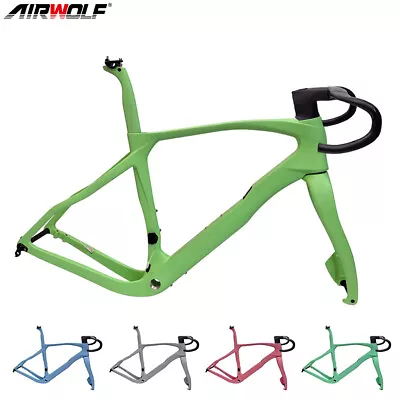 AIRWOLF T1100 Carbon Gravel Rahmen 700x45c Rennrad GREVIL Aero OFF_ROAD Fahrrad - Bild 1 von 4