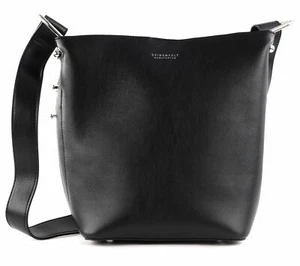 SEIDENFELT MANUFAKTUR Mellby Shopper Schultertasche Tasche Black Schwarz Neu