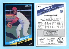 1988 CMC Minor League - Louisville Redbirds  -Craig Wilson -  Box 193