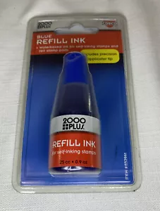 2000 Plus 2000 PLUS Self-Inking Refill Ink, Blue, .9 oz Bottle (COS032961) - Picture 1 of 2