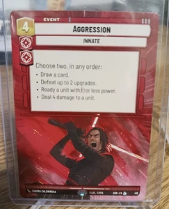 Star Wars Unlimited - Aggression - Legendary Hyperspace SOR #418 - Picture 1 of 1