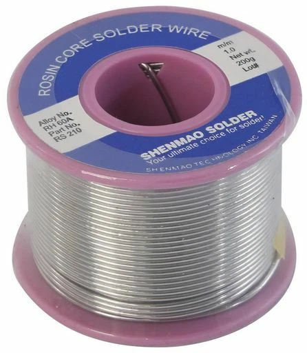 1.0mm Solder Roll 200g Rosin Core 60/40 Shenmao RS210 - image 1 of 1