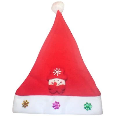 Luxury Red Santa Hat Santa Costume Party Christmas Hair Accessories - Image 1 of 4
