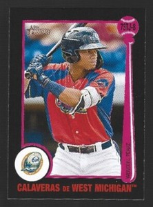 WENCEEL PEREZ 2022 TOPPS HERITAGE MINORS 1973 Tarjetas #73TJ-8