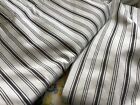 Rideaux Ikea Alvine Smal coton épais charbon de bois gris & blanc cassé bande longue