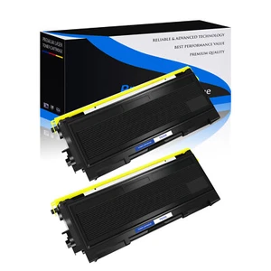 2PK Black TN350 Toner Cartridge for TN-350 Brother DCP-7010 DCP-7020 DCP-7025 - Picture 1 of 11