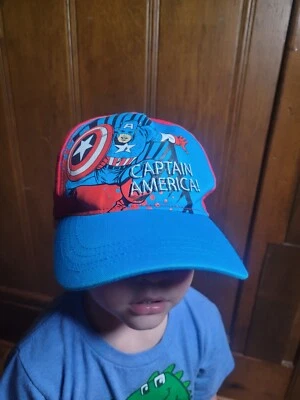  Captain America Kids Adjustable Baseball Hat  - Image 1 of 4