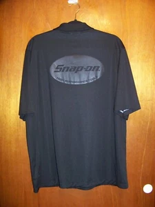 Snap-on logo POLO SHIRT Elevate Performance Mens XL Black with Logo - Picture 1 of 6