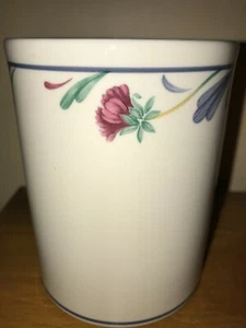 Poppies On Blue Open Bote/Utensilio Lenox Chinastone 5,75"" por 4,25"" EE. UU. - Imagen 1 de 8
