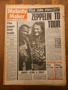 Melody Maker February 6th 1971, Led Zeppelin To Tour Cover - Picture 1 of 6