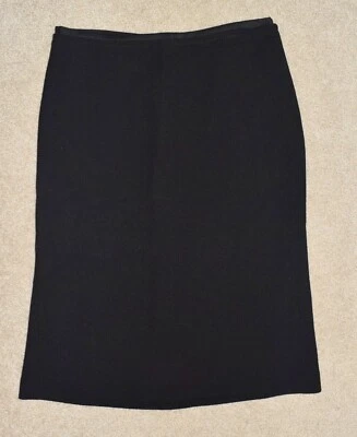 Новая шерстяная юбка Talbots черная размер 6 с расклешенной подкладкой - Изображение 1 из 3