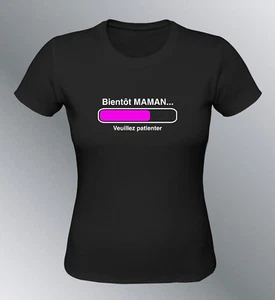 Future MAMA T-Shirt Schwangere Frau Geek Baby Schwangerschaft Bald Geburt - Bild 1 von 15